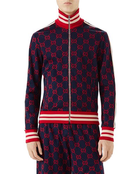 veste gucci jacquard|gucci men's jacket.